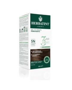 Herbatint Tinta Capelli Gel Permanente 5N Castano chiaro 3 Dosi 300 ml 