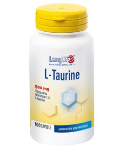 LongLife L-Taurine Integratore Taurina 100 Capsule 