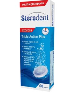 Steradent Triple Action Plus 60 Compresse **