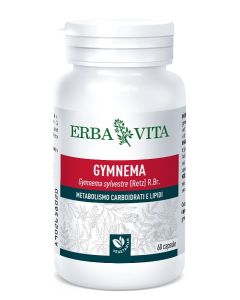 Erba Vita Gymnema Integratore Metabolismo Carboidrati e Lipidi 60 Capsule 