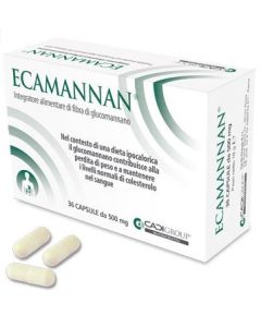 Ecamannan Integratore per il controllo del peso 36 capsule 