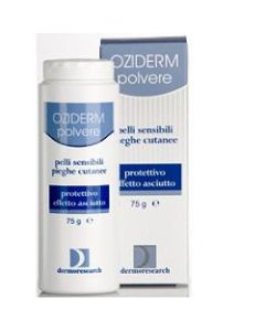 Oziderm Polvere lenitiva pelle sensibile pieghe cutanee 75 gr 