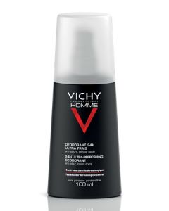 Vichy Homme Deodorante Vapo Ultra Fresco 100 ml 