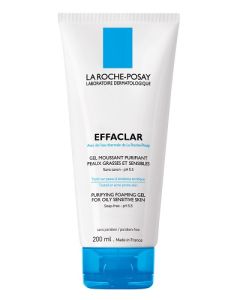 La Roche Posay Effaclar Gel Mousse schiumogeno Purificante Pelle Grassa e Sensibile 200 ml 