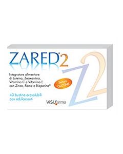 Zared 2 integratore per il benessere della vista 40 Bustine Stick Pack 