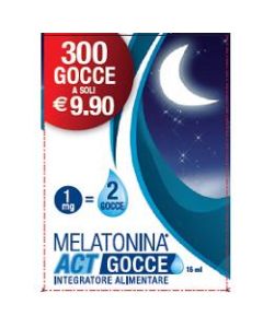 Melatonina ACT gocce integratore per il sonno 15 ml 