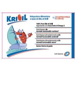 Krioil integratore alimentare di omega3 30 Capsule 