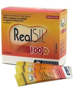 RealSIL 100D integratore alimentare con cardo marino 30 buste 