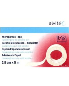 Alvita Cerotto microporoso Rocchetto 2,5x 5 m **