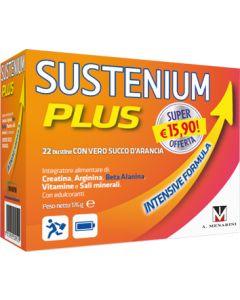 Sustenium Plus integratore con creatina ed arginina 12 Bustine 