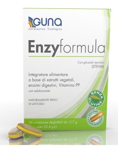 Guna Enzyformula integratore alimentare per la digestione 20 compresse