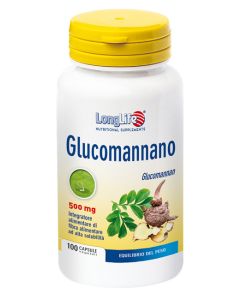 LongLife Glucomannano Integratore Dimagrante 100 Capsule 