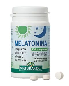 Naturando Melatonina integratore per il sonno 120 compresse 