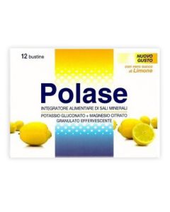 Polase Integratore Magnesio e Potassio Gusto Limone 12 Bustine 