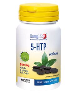 LongLife 5-HTP Integratore per ansia e stress 60 capsule 