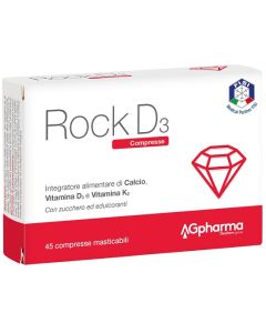 AG Pharma Rock D3 integratore per le ossa 45 compresse 