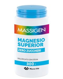 Massigen Magnesio Superior Zero Zuccheri Integratore 300 g 