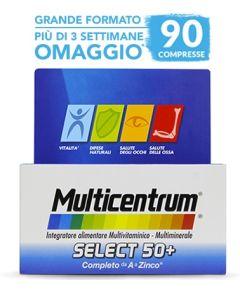 Multicentrum Select 50+ Integratore multivitaminico 90 compresse 