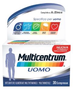 Multicentrum Uomo Integratore vitamine e minerali 30 Compresse 