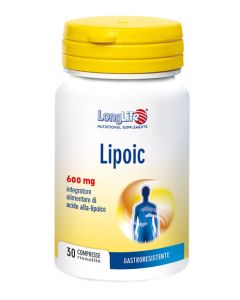 Longlife Lipoic Integratore a base di Acido Alfa Lipidico 30 compresse 