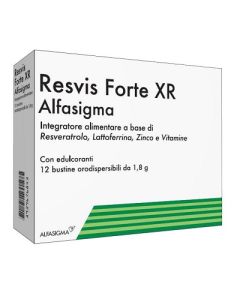 Resvis Forte Xr Biofrutta Integratore multivitaminico 12 Bustine