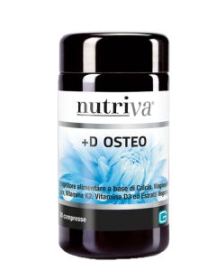 Nutriva D+ Osteo Integratore a base di minerali e vitamina D3 50 Compresse 