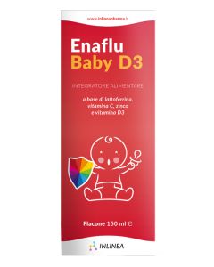 Enaflu Baby D3 integratore a base di lattoferrina per bambini 150 Ml 