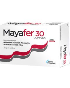 Mayafer 30 Complex integratore con ferro e acido folico 30 capsule 