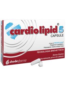 Cardiolipid 5 integratore a base di riso rosso, curcuma e acido folico 30 capsule 