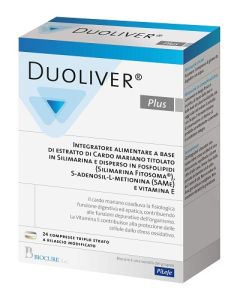 Duoliver plus Integratore per la funzione epatica 24 compresse 