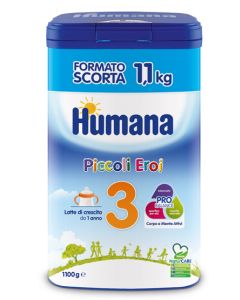 Humana 3 Piccoli Eroi latte di crescita 1100 gr 