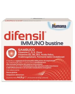 Humana Difensil Immuno integratore alimentare 14 bustine