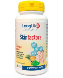 Longlife Skin Factors Integratore per il benessere della pelle 60 Tavolette 