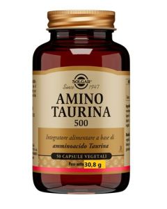 Solgar Amino Taurina 500 integratore alimentare 50 Capsule 