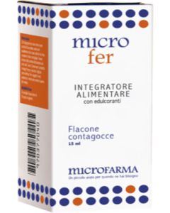 Microfarma MicroFer Gocce Integratore Alimentare 15 ml 