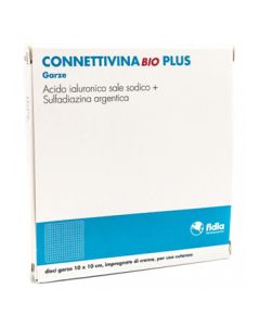 ConnettivinaBio Plus Garze Impregnate Di Crema 10x10 cm 10 Garze 