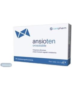 Ansioten Orosolubile integratore di melatonina 30 Compresse 