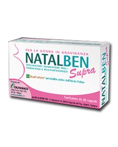 Natalben Supra Integratore alimentare per la gravidanza 30 capsule molli 