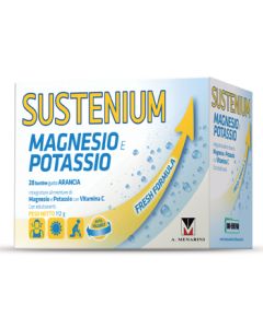 Sustenium magnesio e potassio integratore con sali minerali 28 Bustine 