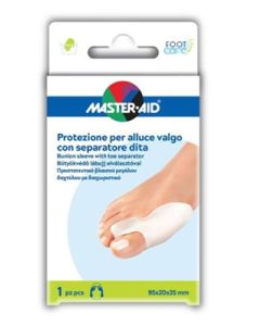 Master Aid Protezione per alluce valgo con separatore dita 95x20x35 mm - 1 Pezzo **