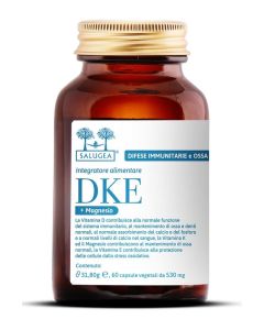 DKE + Magnesio Integratore Difese Immunitarie e Ossa 60 Capsule 