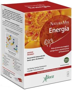 Aboca Natura Mix Advanced Energia Integratore Ricostituente 20 Bustine Orosolubili 