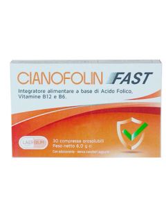 Cianofolin Fast integratore di vitamine e minerali 30 compresse 