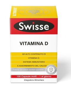 Swisse Vitamina D Integratore Ossa e Denti 100 Capsule 