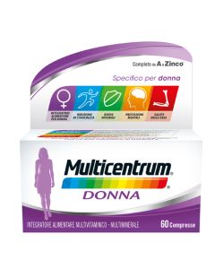 Multicentrum Donna integratore multivitaminico 60 compresse 