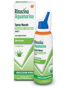 Rinazina Aquamarina Spray Nasale Isotonico Acqua Di Mare E Aloe Vera 100 ml **