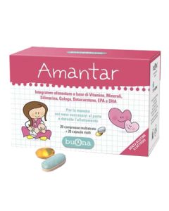 Amantar Integratore per la mamma 20 compresse +20 capsule molli 