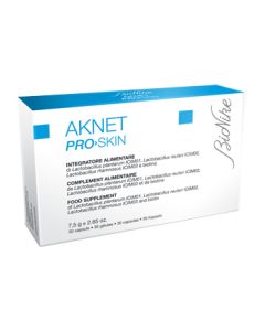 Bionike Aknet Pro-Skin Integratore Contro Acne 30 Capsule 