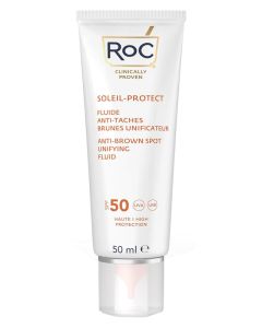 Roc Fluido Solare Viso Anti-Macchie Uniformante SPF50+ 50 ml 