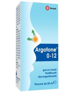 Argotone 0-12 Gocce Nasali Fluidificanti Decongestionanti 20 ml **